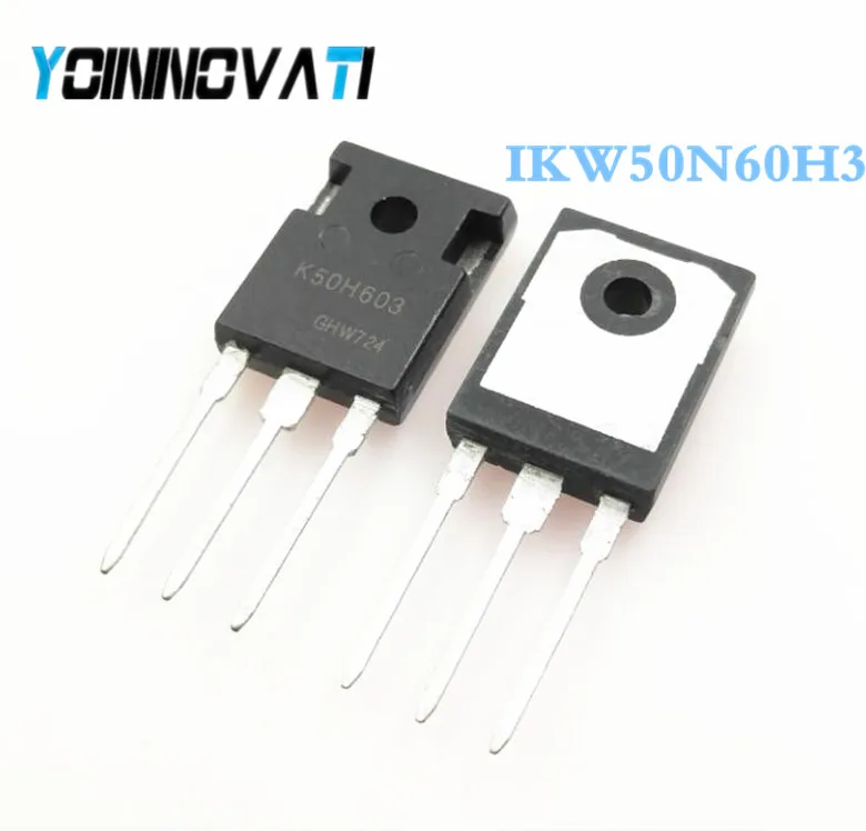 10 шт./лот IKW50N60H3 K50H603 с изолированным затвором(IGBT) 600V 100A 333W TO247-3 лучшего качества