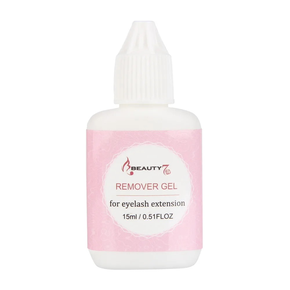 BEAUTY7 15ml Clear Lash Glue Remover Eyelash Extension Glue Adhesive Remover Makeup False