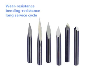 

5Pcs 4mm SHD 40 degree 0.2mm CED Carbide Pyramid Engraving Bits