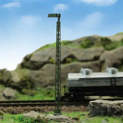 

LQS55N 3pcs Model Railway lights Lattice Mast lamp Track light N Scale Layout