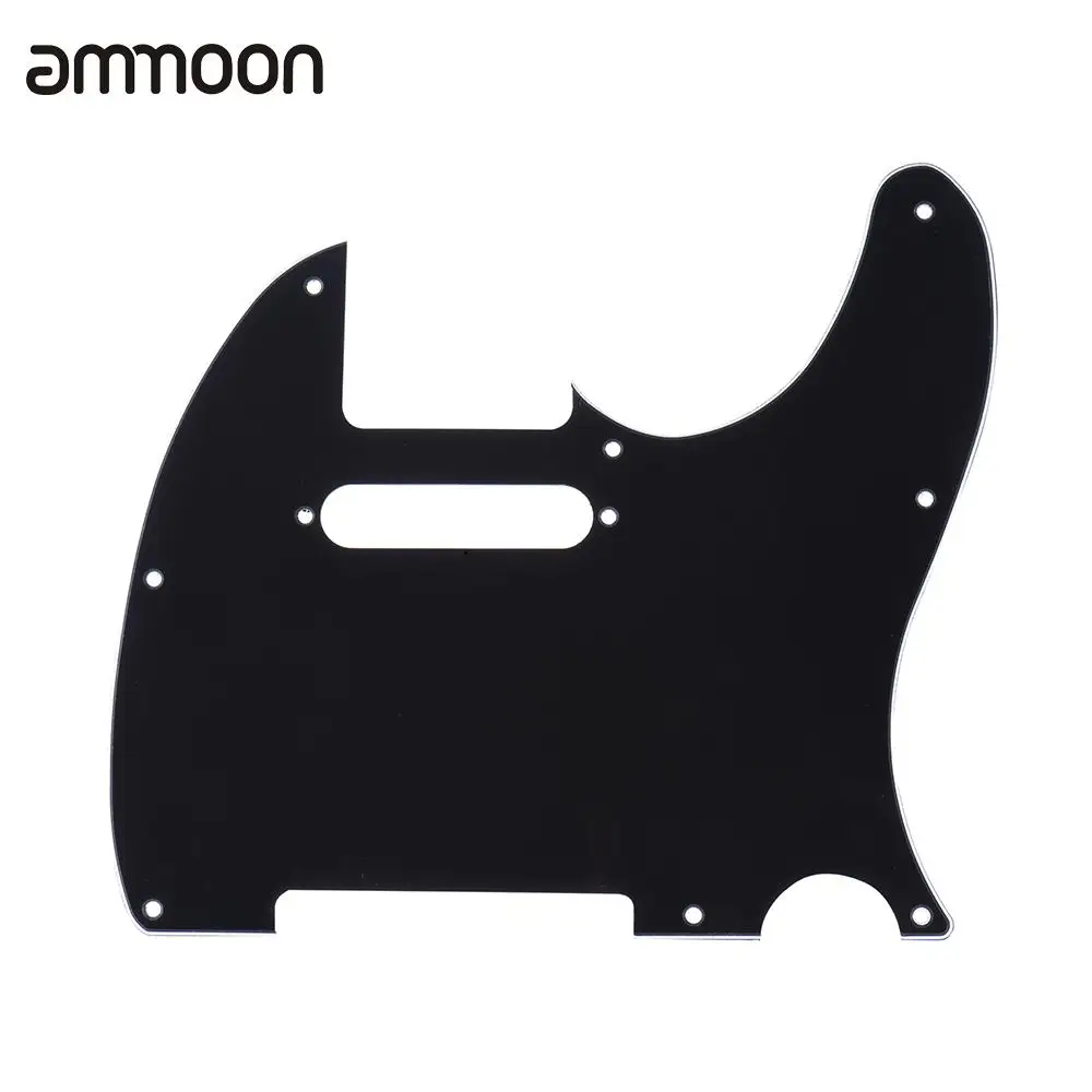 

Pickguard Pick Guard 3Ply Construction for Telecaster Standard Modern Style Electric Guitar Black