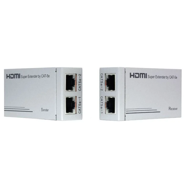 HDmatters HDMI удлинитель по cat5e/6 кабеля до 50 м для PS4 HDTV портативных ПК с адаптером питания