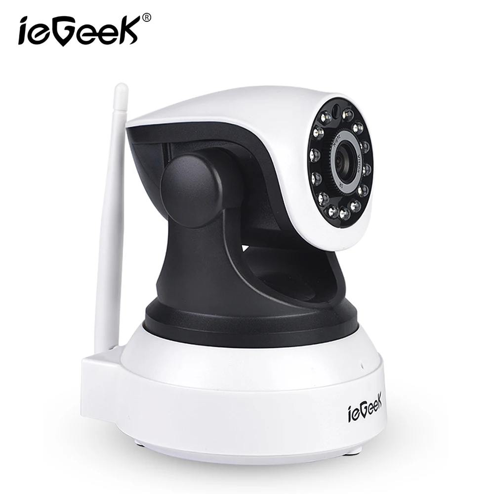 

ieGeek home security ip camera wi-fi wireless mini surveillance camera remote rotate dome baby monitor two-way audio speaker