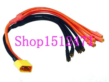 

XT60 to 3.5mm 4 wire bullet Breakout Cable for Multistar ESC Power hexacopter