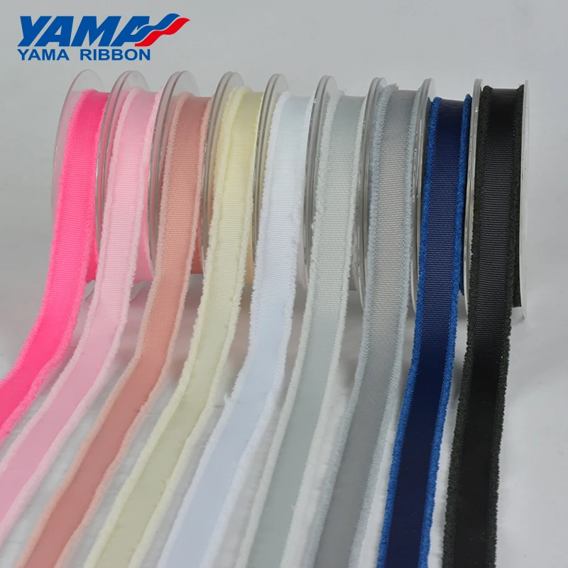 YAMA-그로스그레인 프린지 리본, 꽃 장식, 웨딩 공예, DIY 선물, 16mm, 25mm, 38mm, 롤당 50 야드