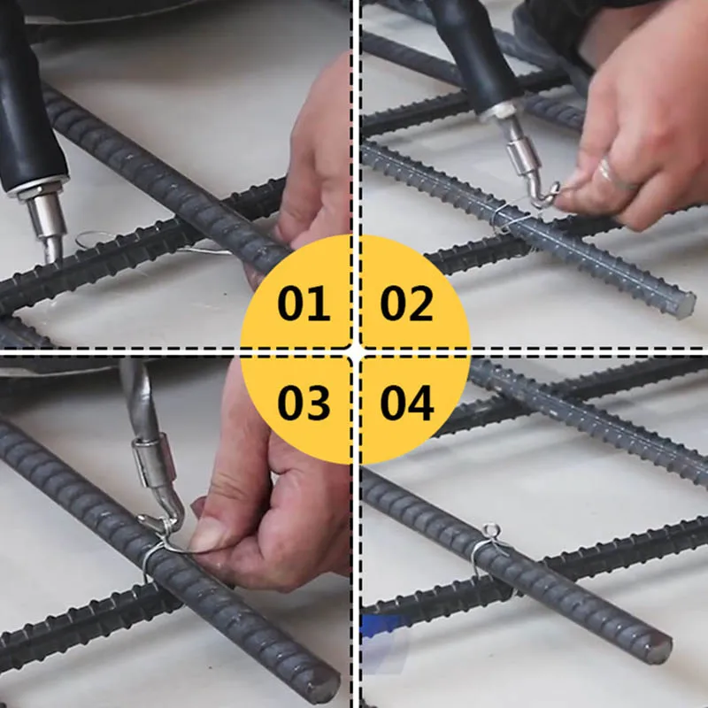

Rebar Tie Wire Twister Semi-automatic Concrete Metal Wire Twisting Fence Tool TN88