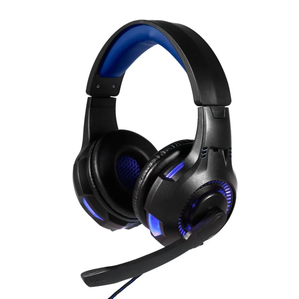 

Gaming Headset SY855MV with Mic-Sound Clarity Noise Reduction Headphone LED Lights for Computer Game for PS4/XBOX-ONE