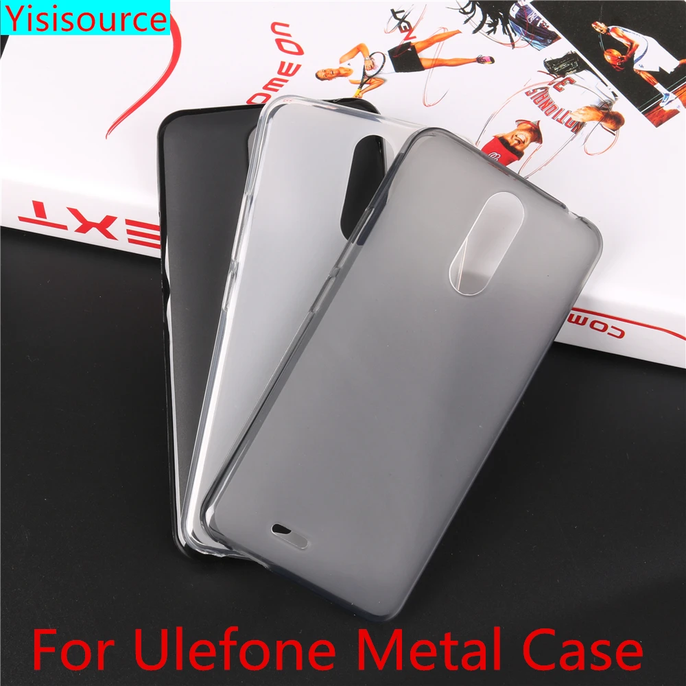 

YisiSource for Ulefone Metal Case Soft Silicone High Quality Protective Back Cover For Ulefone Metal Mobile Phone Bag Cover Case