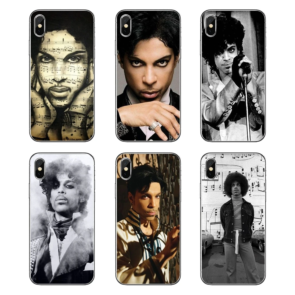 

Soft Transparent Bag Case For Xiaomi Redmi 4X S2 3S Note 3 4 5 6 6A Por Pocophone F1 Mi 6 Prince Rogers Nelson legend singer Art