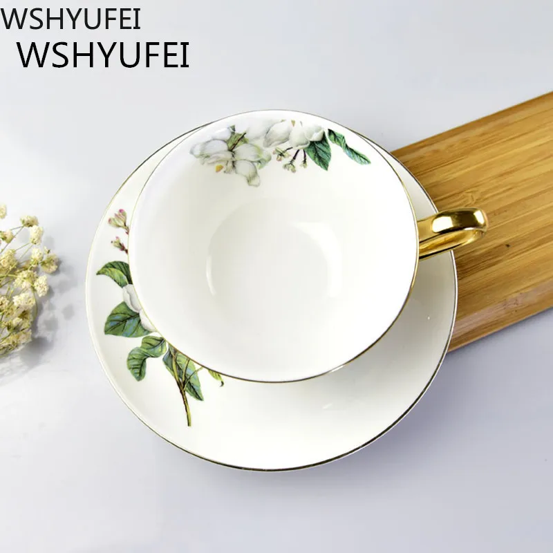 European ceramic coffee mug mug Bone porcelain coffee mug set Household tea set drinking utensils