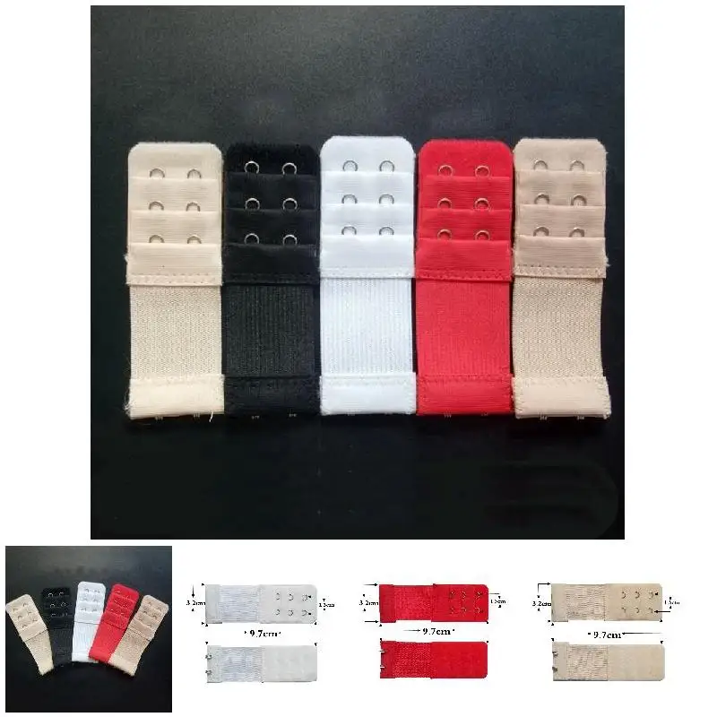 

Hot Women Bra Extender 3 Rows 2 Hooks Elastic Adjustable Lengthen Clasp for Underwear SMA66
