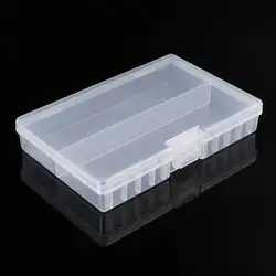 Портативный ясно Пластик Батарея Организатор хранения данных держатель коробка для 48 батарейки АА