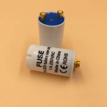 

JIERWORLD 25pcs/lot CE/ROHS Only use tube protection 250V/1A best electronic LED starter for T8 LED Tube