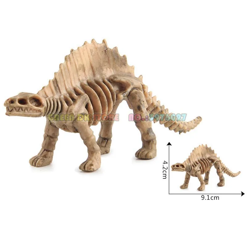 12 шт./компл. ископаемый скелет моделирование модели Животные фигура горячие игрушки для детей подарки на день рождения Юрского периода
