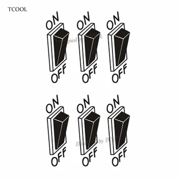 

HXMAN Switch Temporary Tattoos Waterproof Women Fashion Fake Body Art Arm Tattoo Sticker 10.5X6cm Kids Hand Tatoo Paper T-023