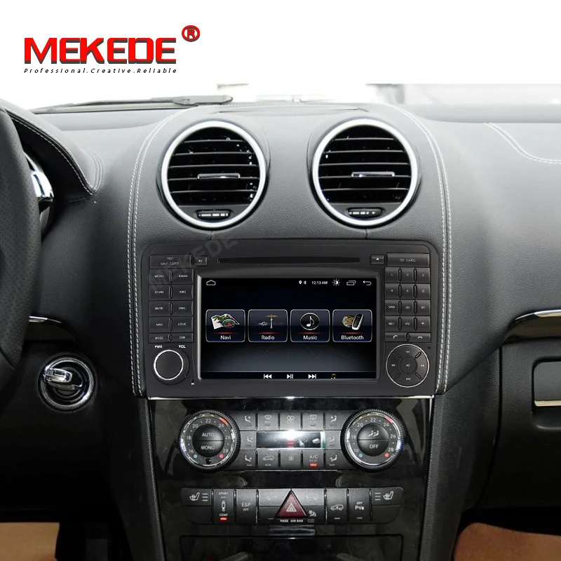 Sale HD 2DIN 1024x600 Android 8.1 CAR DVD player For Mercedes Benz GL ML CLASS W164 ML350 ML500 X164 GL320 GPS stereo radio 5