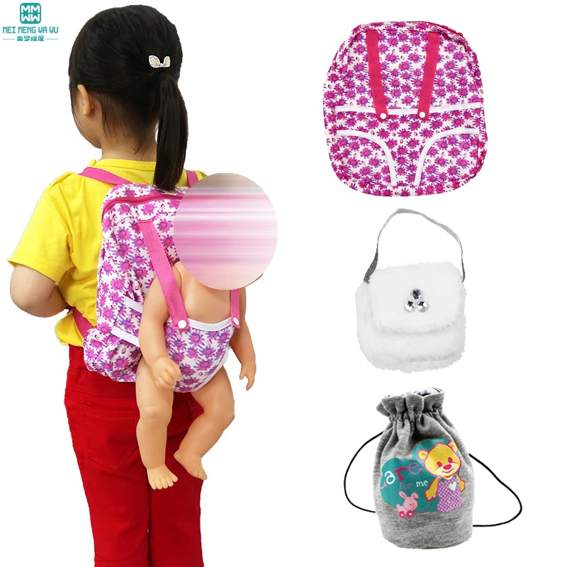 Doll Accessories Mini Baby Backpack For American Doll