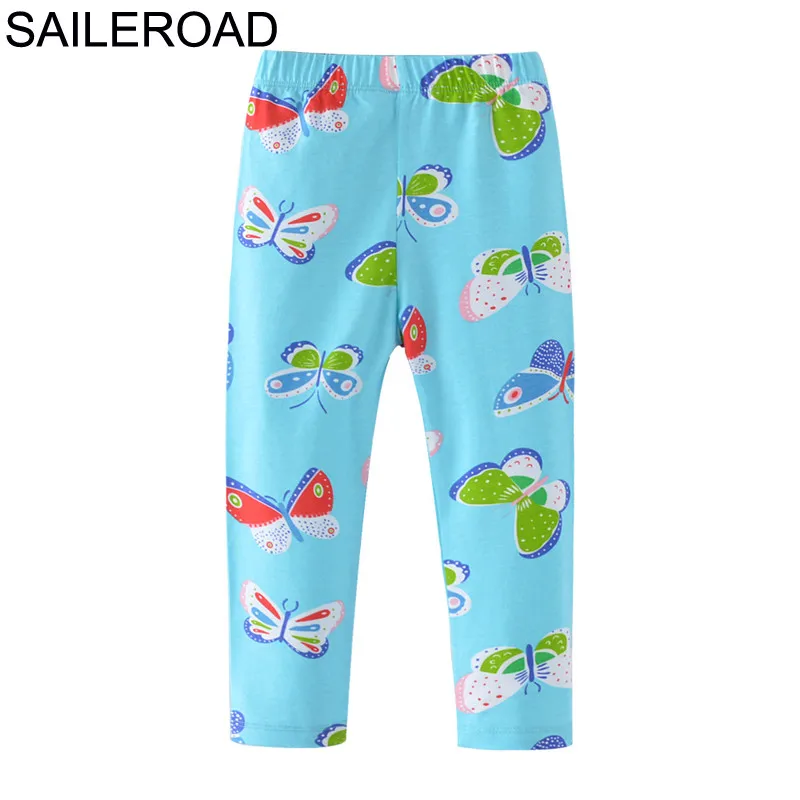 SAILEROAD/Леггинсы с рисунком динозавра для девочек от 2 до 7 лет осенние детские прямые штаны, хлопковые детские леггинсы штаны для девочек