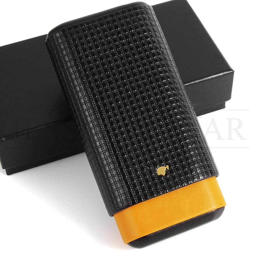 Чехол для сигары COHIBA кожаный чехол путешествий Карманный держатель из кедра и