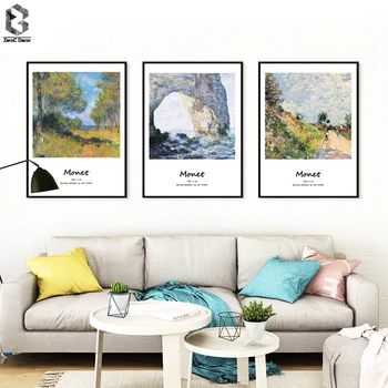 

Monet Van Gogh Picasso Famous Oil Painting Canvas Art Print Poster Wall Picture for Living Room Enterway Abstract Home Decor