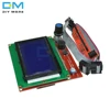 Diymore-Panel Controlador de pantalla inteligente LCD 12864, módulo de pantalla azul para impresora 3D arduino, rampas con adaptador y Cable ► Foto 3/6