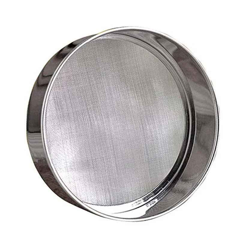 New 304/201 Stainless Steel Fine 15cm round flour sieve 60 Mesh