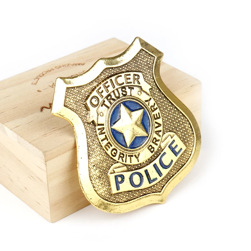 

Cartoon Movie Accessories Zootopia Judy Hopps POLICE BADGES Zootropolis Brooch Pins Cosplay Jewelry
