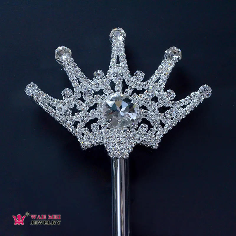 Pageant Scepter со стразами, с двойной стороны, большие размеры, модные аксессуары, реквизит, палочки для красоты, для девочек, Sz027
