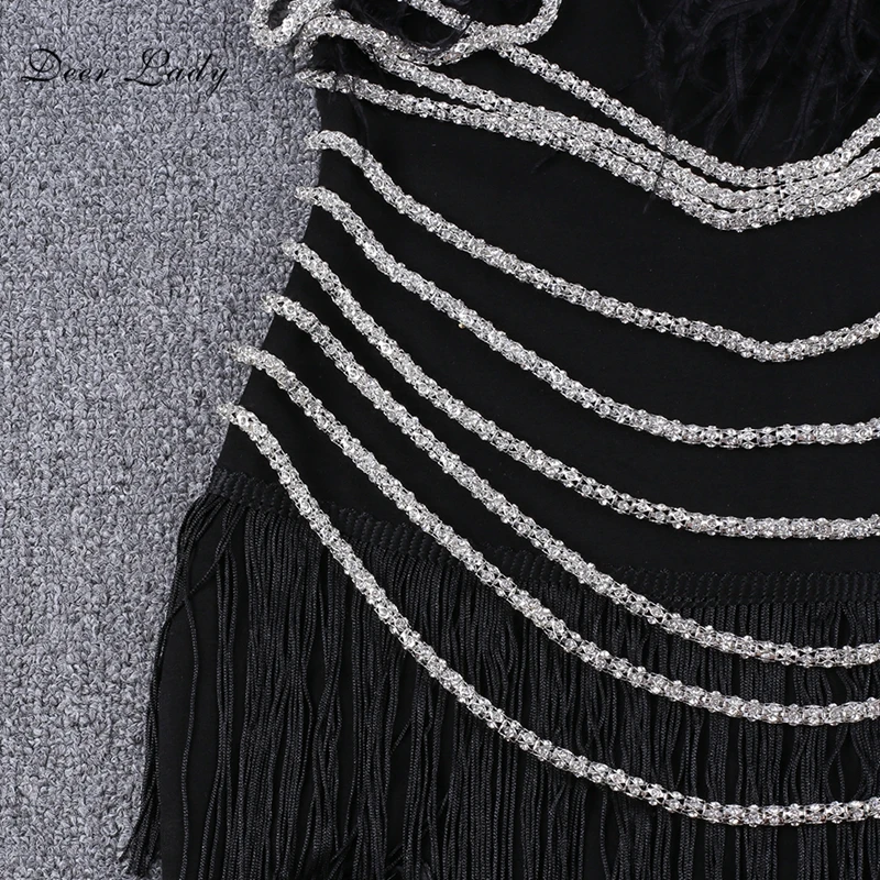Женское летнее облегающее платье с оленем,, черное, с лямкой через шею, с коротким рукавом, макси, украшение, модное, облегающее платье с перьями