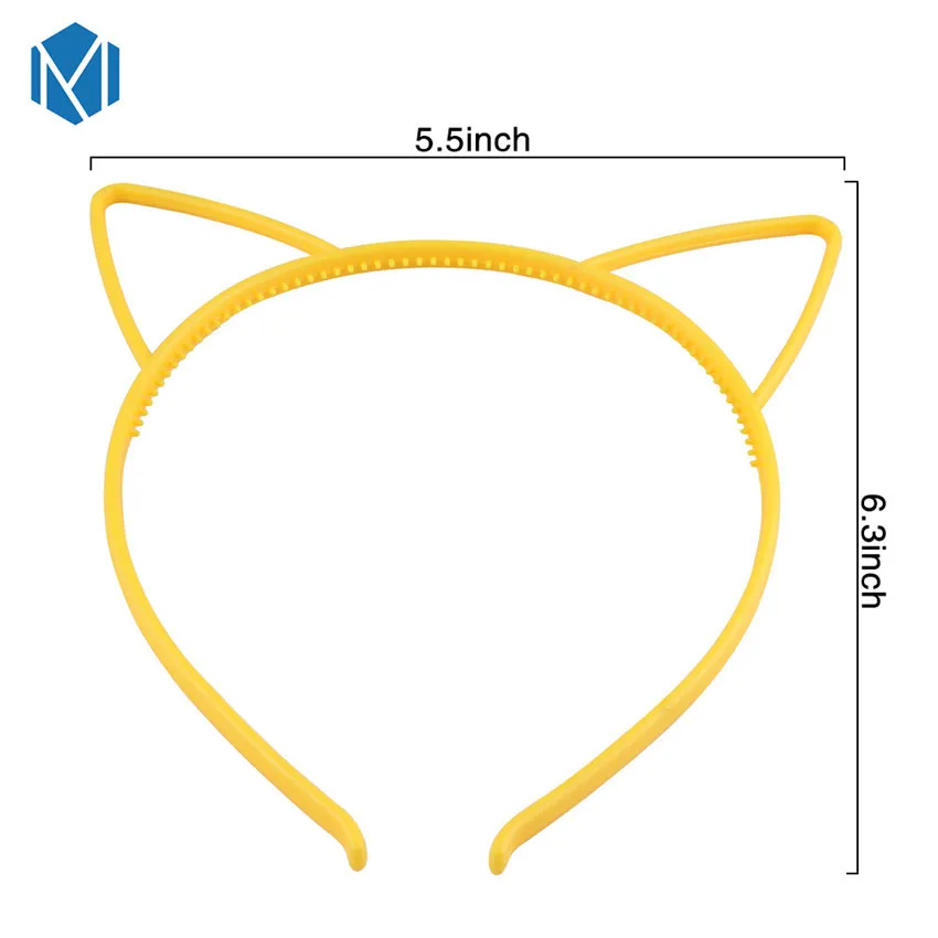 М мизм корейская мода ободки с кошачьими ушками для девочек милый кот ободок с ушками Детские волосы группы детей аксессуары для волос для девочек
