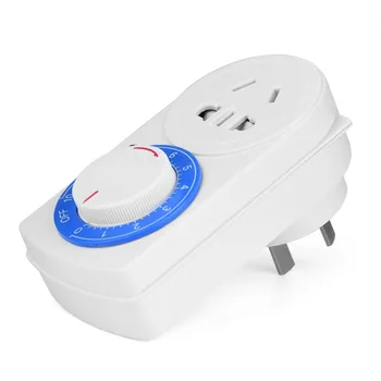 

220V 10A Countdown Timer Socket Mechanical Timer Switch Socket Wall Outlet AU Plug 50Hz 2200W Tool Accessory