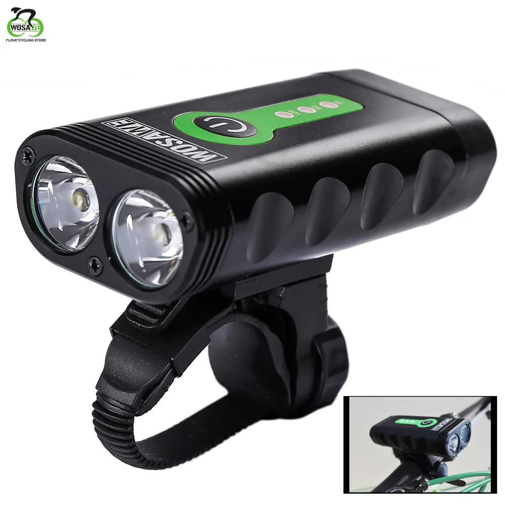 Clearance WOSAWE USB 2400 Lumens Bicycle Light IP67 Waterproof Handlebar Cycling Led Light Lithium Battery Flashlight Torch Headlight 0 Clearance WOSAWE USB 2400 Lumens Bicycle Light IP67 Waterproof Handlebar Cycling Led Light Lithium Battery Flashlight Torch Headlight 0