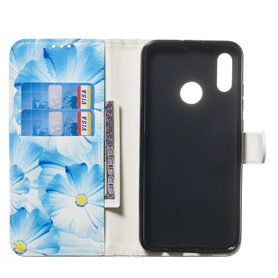 الرخام جلد حافظة لهاتف huawei P30 برو P الذكية 2019 الشرف 10 لايت P10 P8 البسيطة P9 لايت 2017 محفظة مع حامل بطاقة غطاء