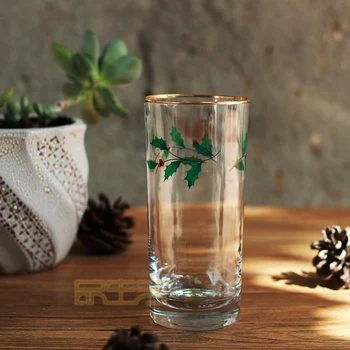 

American x22k Chinese Wind Lead-free Crystal Glass Red Wine Cup Water Juice Beer Cup