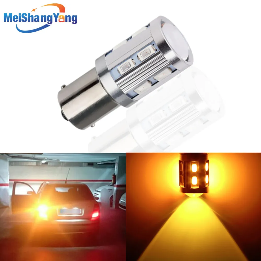 1156 чипы Samsung BA15S 12 SMD 5730 Cree светодиодные p21w R5W Автомобильные лампы задние стоп