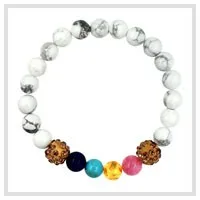 Green-White-Black-Mixed-Turquoise-Clay-Crystal-Stone-Beads-Bracelet-for-Women-and-Girls