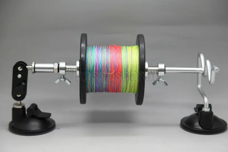 

Fishing Line Spooler Double holder line Winder Fishing Reel Line Transfer Tool Wire Spooler System Free Shipping
