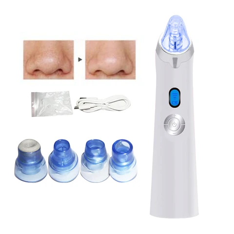 Removedor de Cravo Cuidados com a Pele Rosto Limpo Poro Vácuo Acne Espinha Remoção Sucção Facial Diamante Dermabrasion Ferramenta Máquina