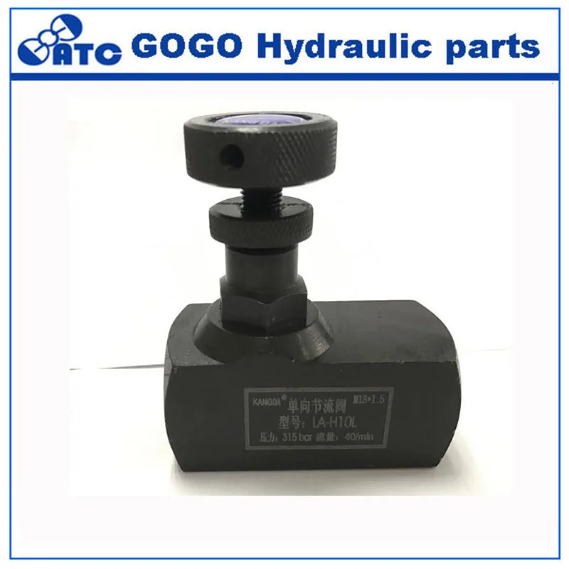 

Governor flow control valve , Check restrictive valve LA type one-way throttle needle valve LA-H8L/H10L/H16L/H20L/H25L/H32L LA