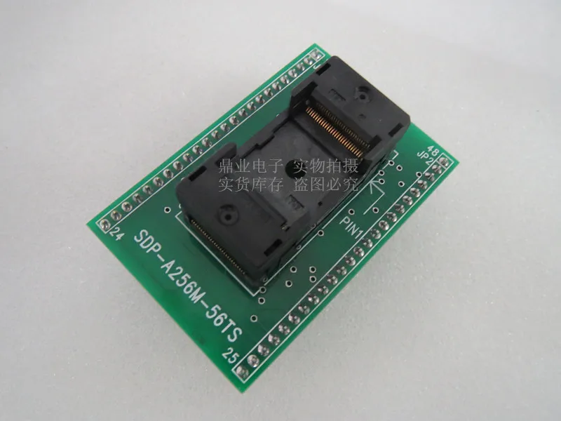 TSOP56-DIP48 SDP-A256M-56TS FLASH IC Burning seat Adapter testing seat Test Socket test bench in the stock free shipping free shipping 100% new original 5pcs lot mt29f64g08cbaaawp a mt 29f64g08cbaaa wp a ic flash 64gbit tsop 48