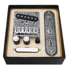 1 комплект загруженный Prewired контрольная пластина Замена моста для Telecaster гитарные аксессуары