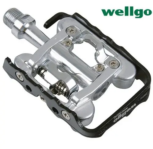 

Wellgo Pedal WPD-M17C Mountain MTB Bike Bicycle Pedal Two-Sided Dual-Use Lock Step Lock pedal bicycle parts