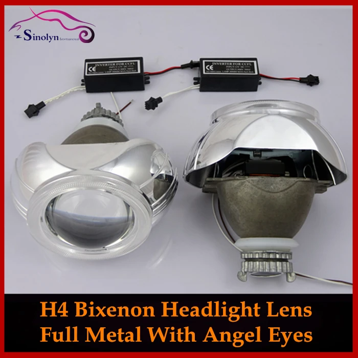 3.0 Projector Q5 Koito HID Bi xenon Lens Headlight Projectors D2S With CCFL Angel Eyes Halo H4