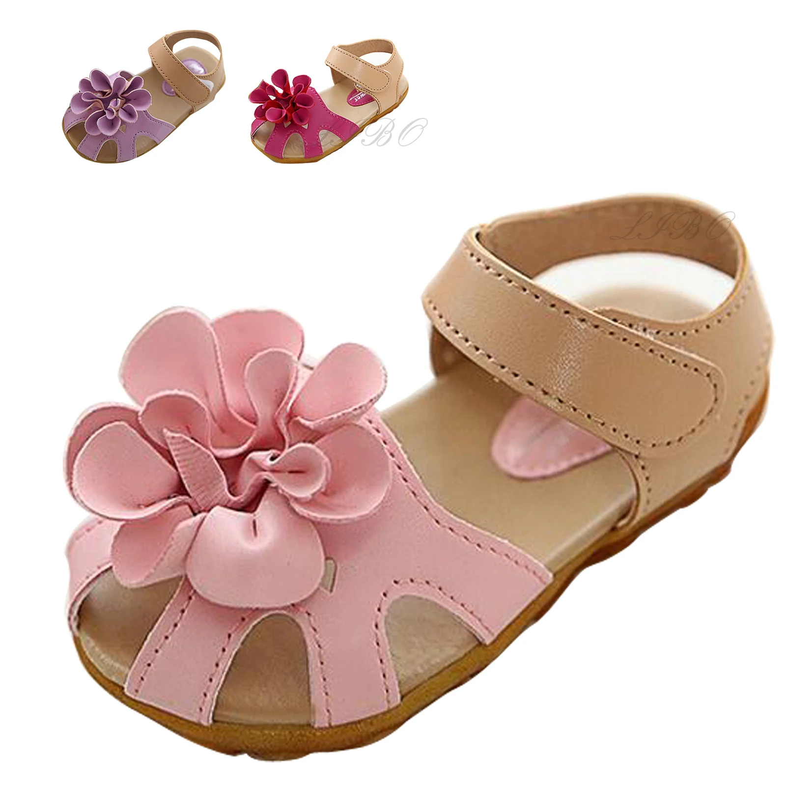 New Summer Baby Girls Soft Sole Sandals Newborn Toddler Casual Shoes