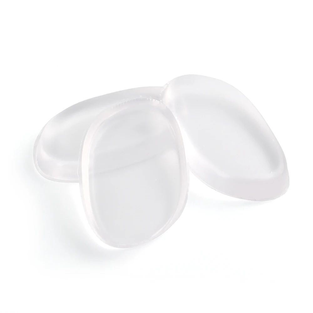 New Arrive 5Pcs Silicone Makeup Powder Puff Ellipse Jelly Transparent Cosmetic Beauty Make Up Tool For Foundation BB CC Cream (27)
