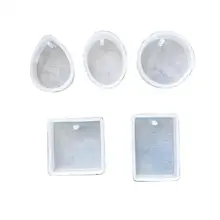 5 шт. Смола силиконовая форма для ручной работы высушенный цветок литья DIY ювелирных изделий инструмент