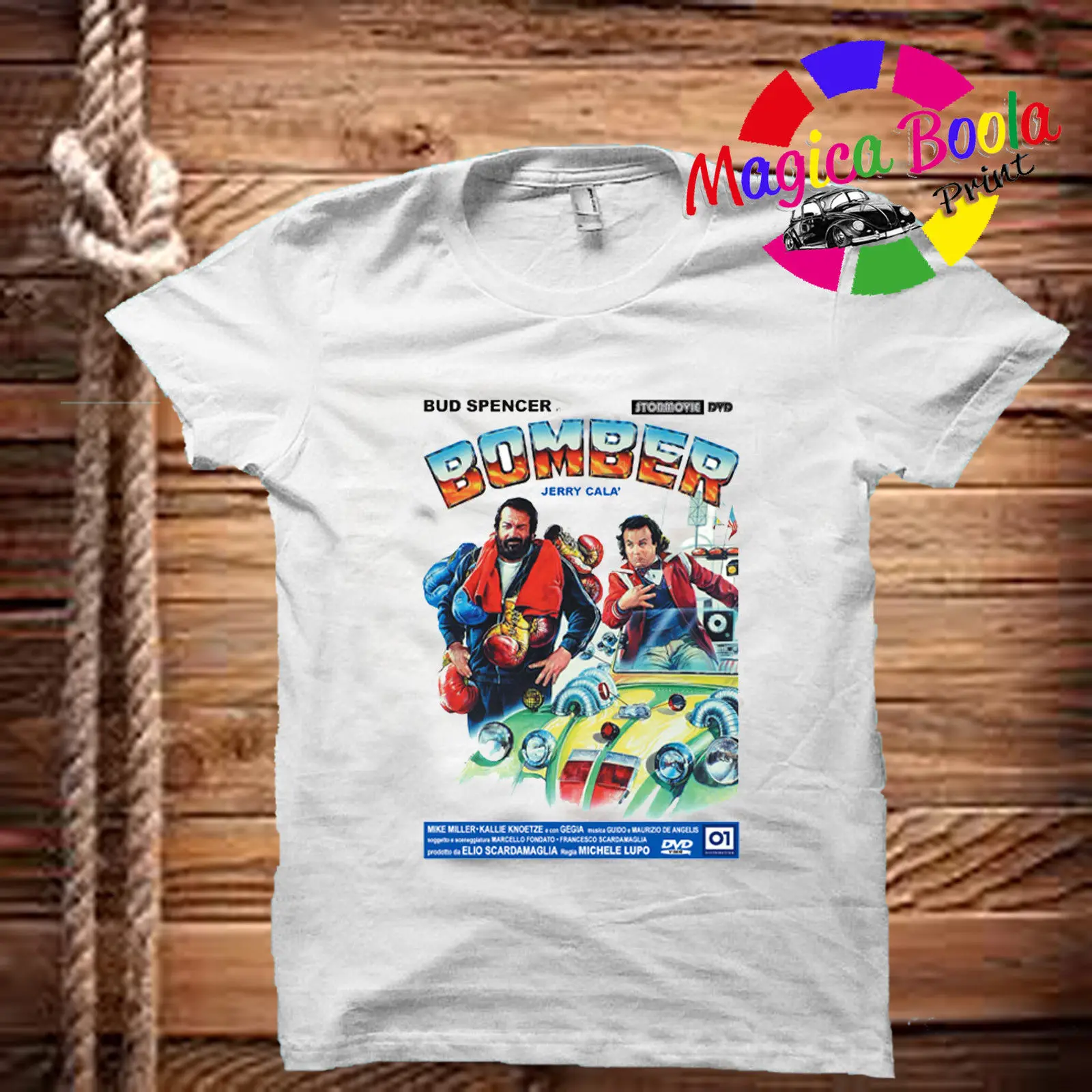 

T-SHIRT UOMO DONNA BUD SPENCER TERENCE HILL IO STO CON GLI IPPOPOTAMICool Casual pride t shirt men Unisex tshirt free shipping