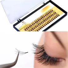 

Hot! Women Pro Makeup 60 Pcs Clusters Beauty Eye Lashes Grafting Fake False Eyelashes