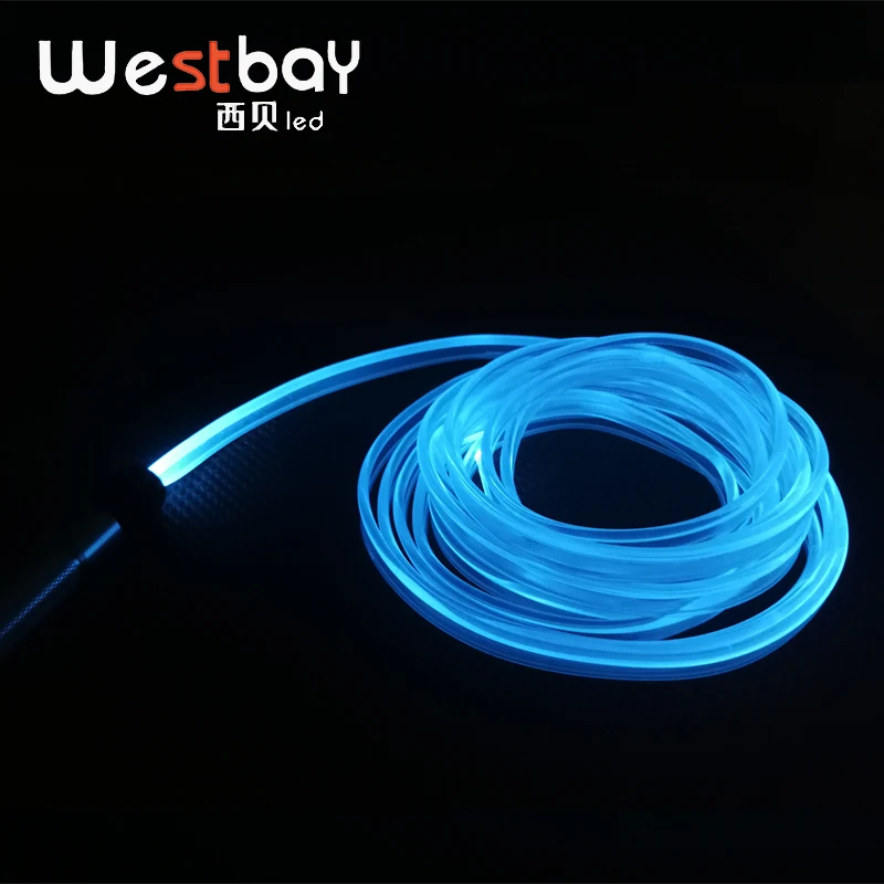 Westbay Мини светодиодный волоконно оптический двигатель DC12V отправка юбки сторона