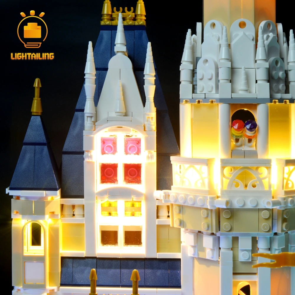 LIGHTAILING LED Light Kit For Creative Series Cinderella Princess Castle Model Light Set Compatible With 16008 And 71040 LIGHTAILING LED Light Kit For Creative Series Cinderella Princess Castle Model Light Set Compatible With 16008 And 71040